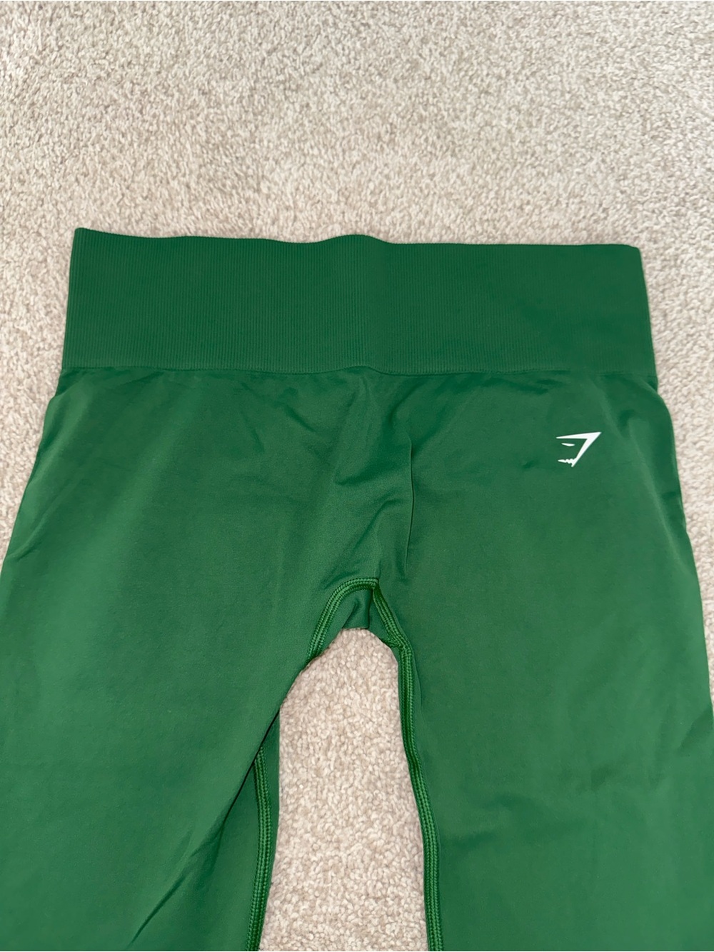 Gymshark Forest Green High-Waist Leggings - Picture 2 of 4